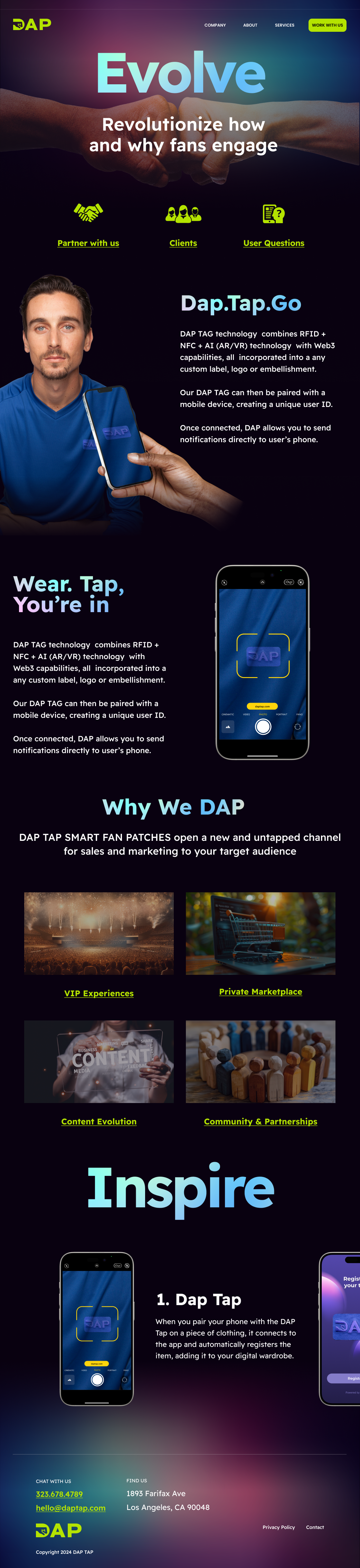 Dap Website